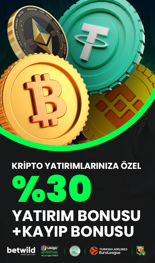 KRİPTO YATIRIMLARINIZA ÖZEL %30 YATIRIM BONUSU + KAYIP BONUSU!